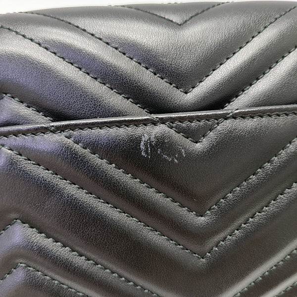 GG Marmont Mini Quilted Calfskin Black