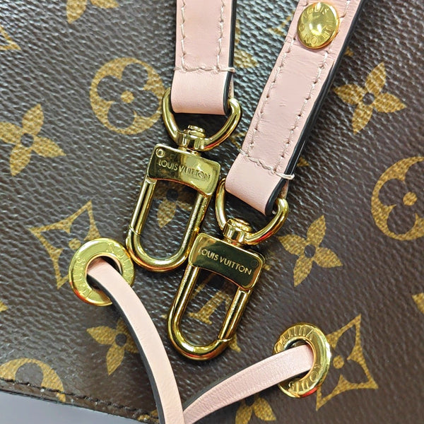 NÉONOÉ MM Monogram Coated Canvas Brown