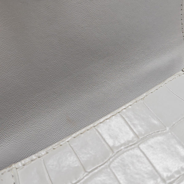 Hourglass S Calfskin White