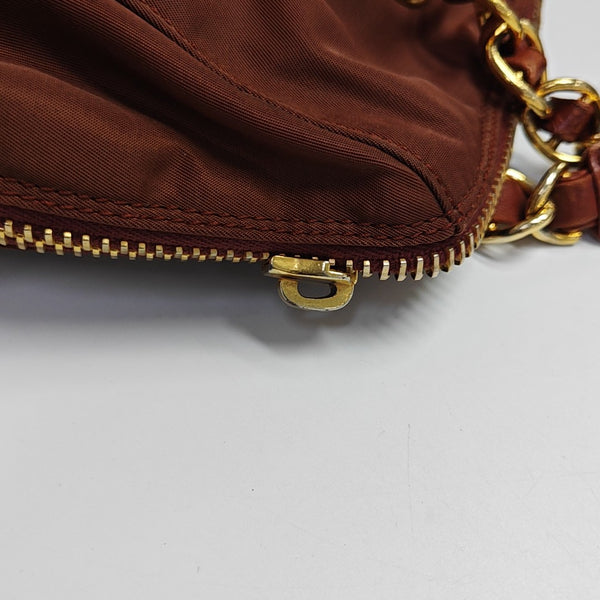 Fabric Tote Bag Brown