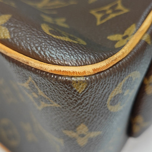 MULTIPLE Monogram Coated Canvas Brown