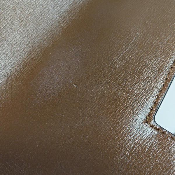 Horsebit 1955 Medium Monogram Coated Canvas Beige