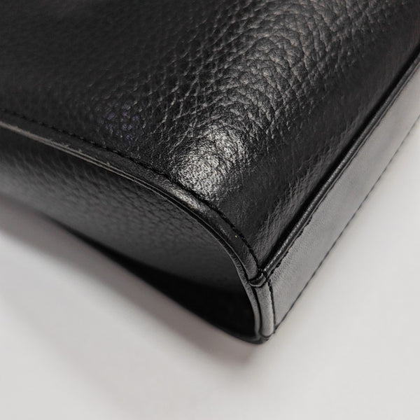 Calfskin Shoulder Bag Black