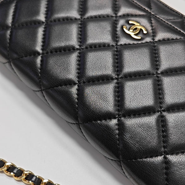 WOC Mini Lambskin Black