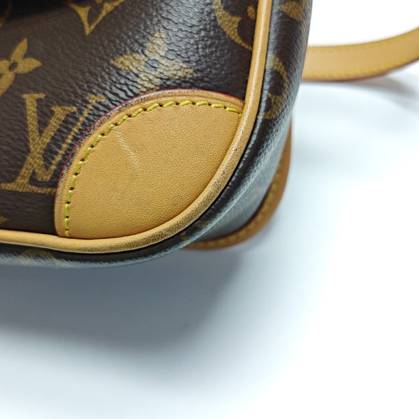 DIANE Monogram Coated Canvas Brown