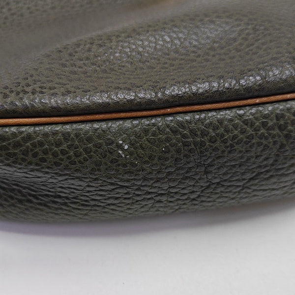 Calfskin Clutch Green