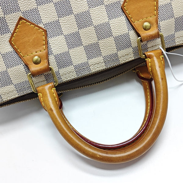SPEEDY 30 Lona Damier Azur Revestida Blanca