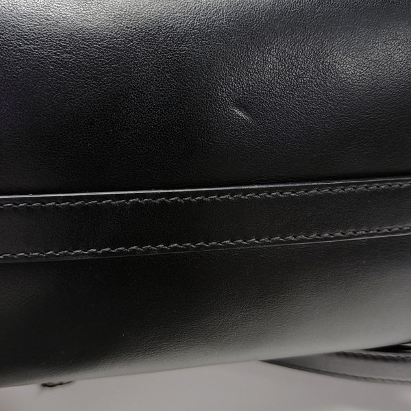 Calfskin Shoulder Bag Black