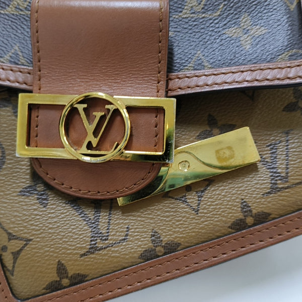 DAUPHINE WOC Monogram Coated Canvas Brown
