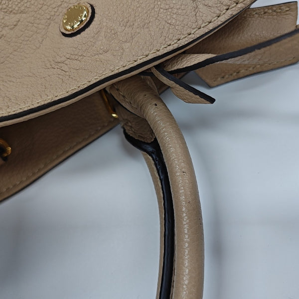 MONTAIGNE Monogram Calfskin Beige