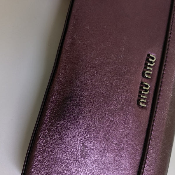 Lambskin Wallet Pink