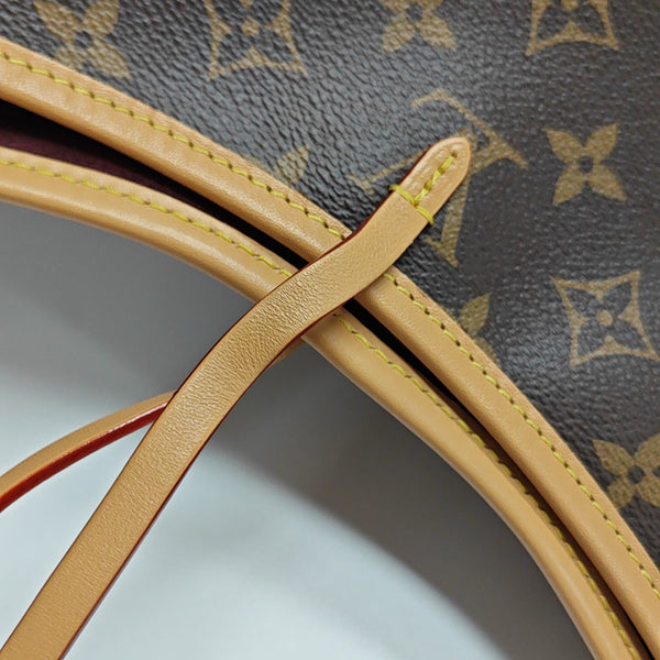 CARRYALL MM Monogram Coated Canvas Brown