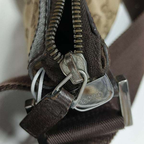 GG Imprime Messenger Monogram Canvas Brown