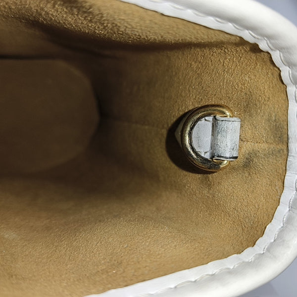BUCKET Nano Monogram Coated Canvas Brown