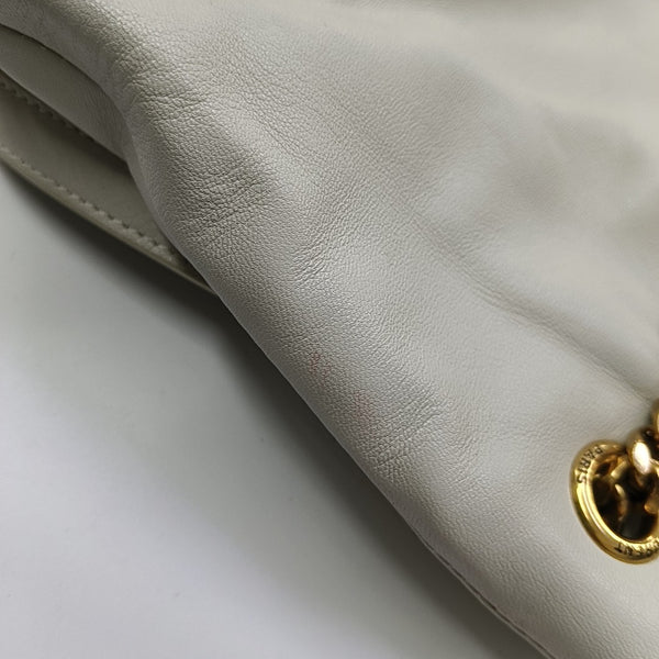 JOE Quilted Lambskin White
