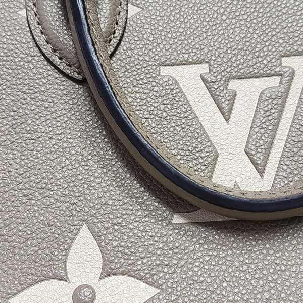 ONTHEGO PM Monogram Calfskin Gray