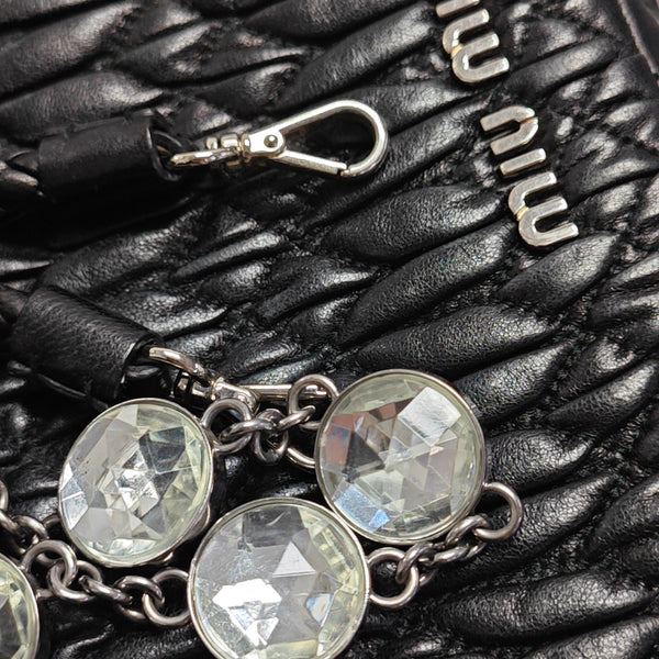 Lambskin Shoulder Bag Black