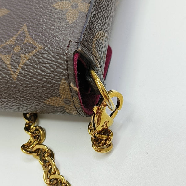 FÉLICIE Monogram Coated Canvas Brown