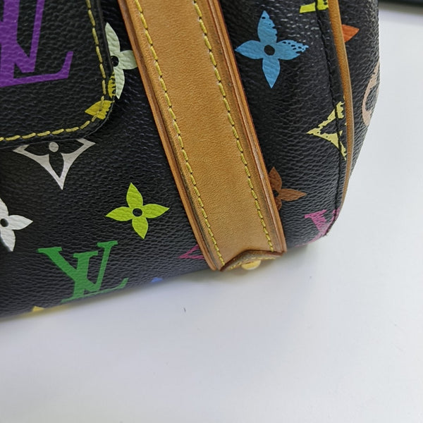 LV × TM PRISCILLA Monogram Coated Canvas Black