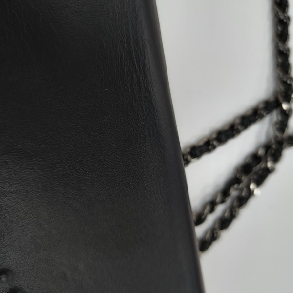 Calfskin Shoulder Bag Black