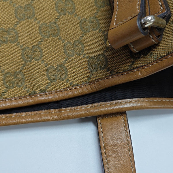 Monogram Canvas Tote Bag Yellow