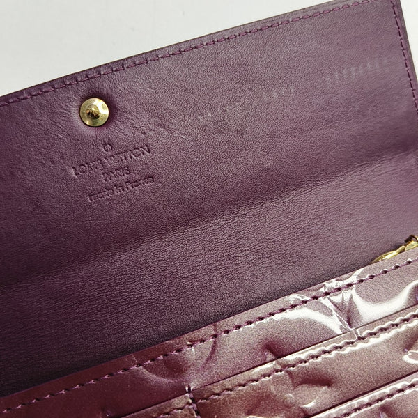 PORTE MONNAIE Patent Leather Purple Wallet