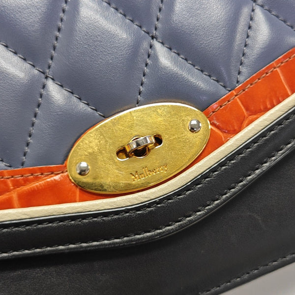 Quilted Calfskin Shoulder Bag Black