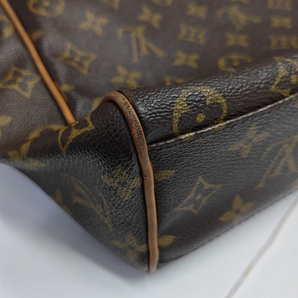 VALMY Monogram Coated Canvas Brown