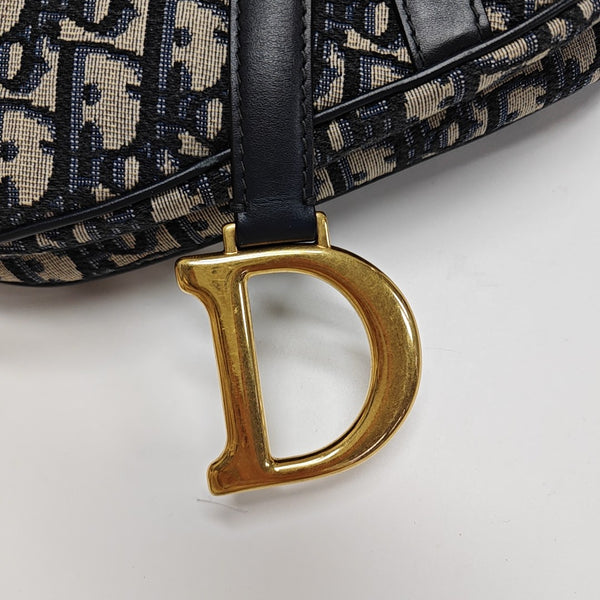 Saddle Mini Oblique Fabric Blue