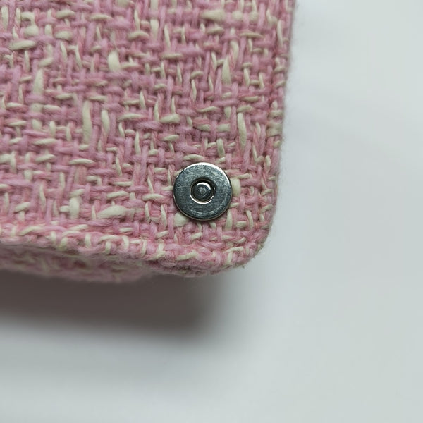 Matelassé Quilted Fabric Pink