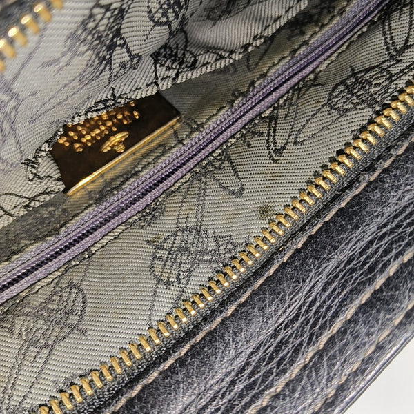 Calfskin Shoulder Bag Black