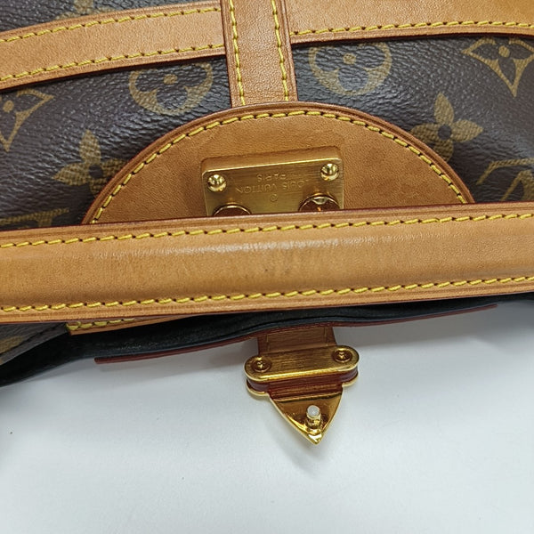 DUFFLE Monogram Coated Canvas Brown