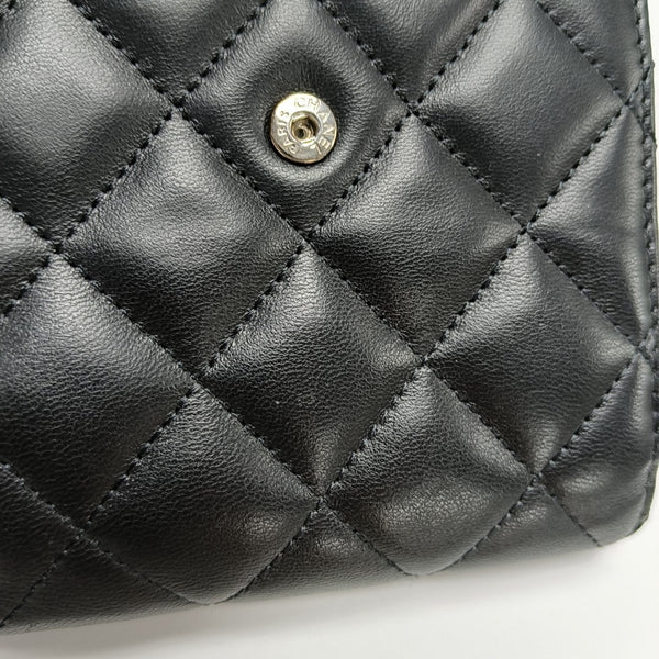 Quilted Lambskin Wallet Black