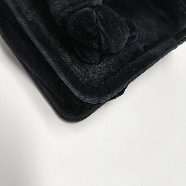 Fabric Shoulder Bag Black