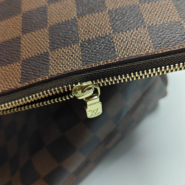 NEVERFULL MM Damier Ebene Coated Canvas Brown