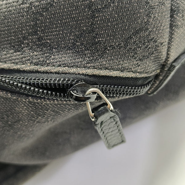 Monogram Fabric Backpack Gray