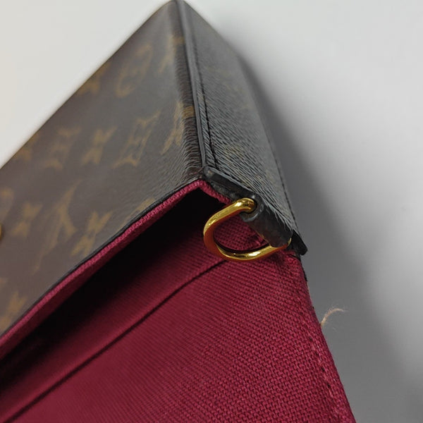 FÉLICIE Monogram Coated Canvas Brown