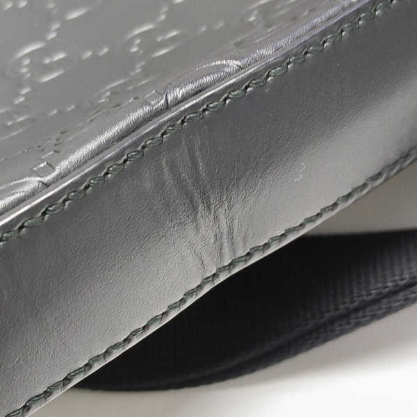 Signature Medium Monogram Calfskin Black