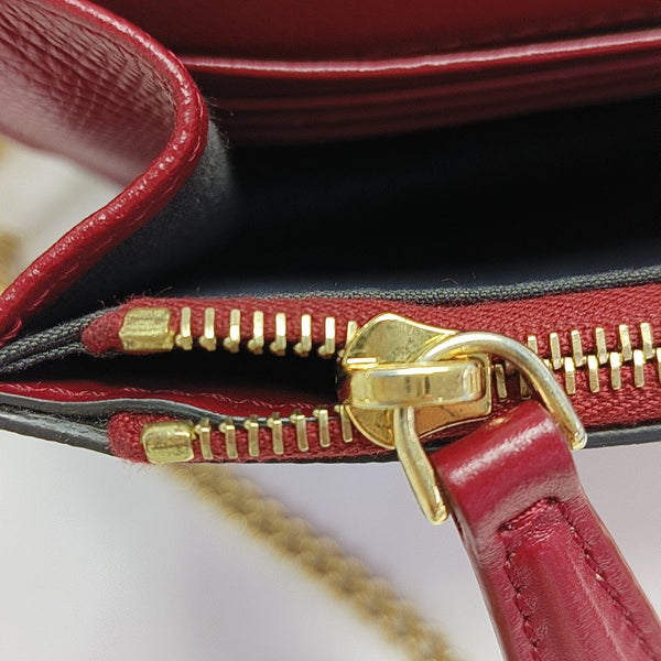F Is Fendi Calfskin Red