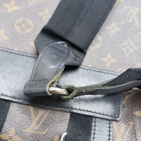 CHRISTOPHER MM Monogram Coated Canvas Brown