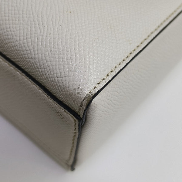 Calfskin Shoulder Bag White