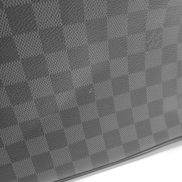 DISTRICT MM Damier Graphite Coated Canvas Gray