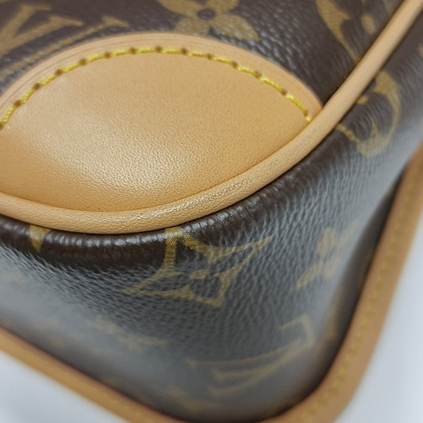 DIANE Monogram Coated Canvas Brown