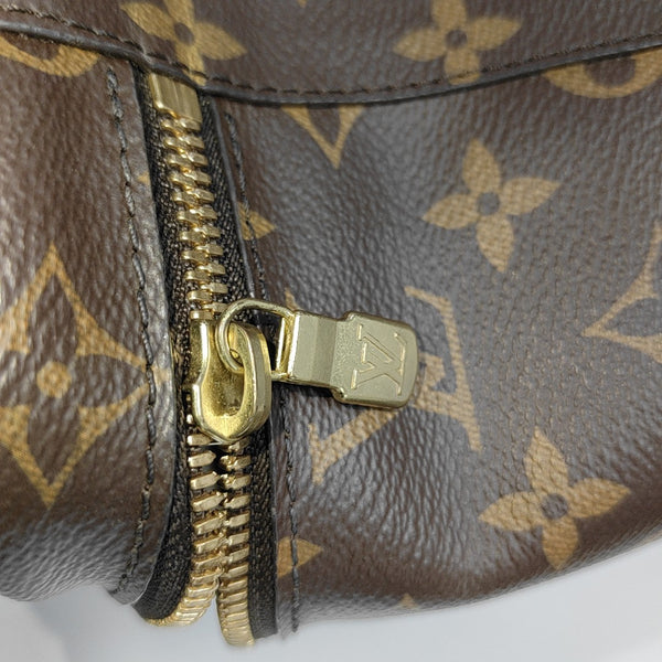 NICE Monogram Coated Canvas Brown
