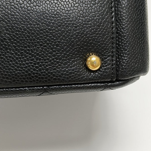 CHANEL PETITE Quilted Grained Calfskin Black