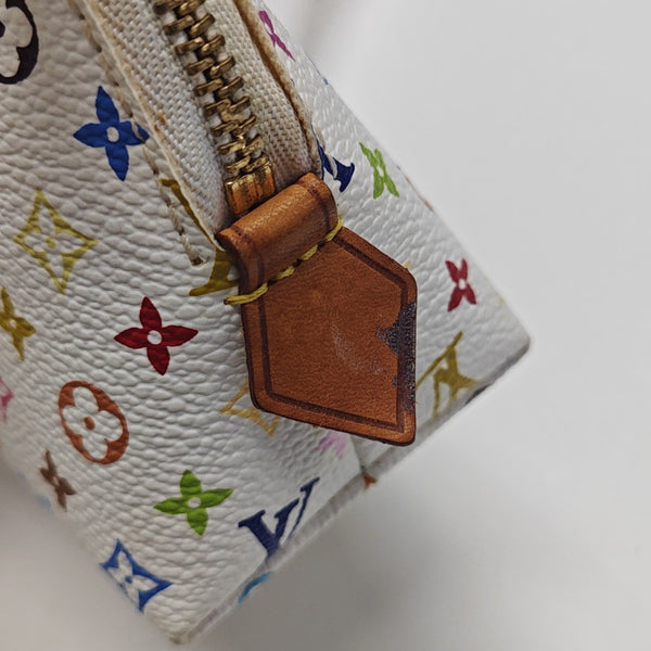 LV × TM COSMETIC PM Monogram Coated Canvas White