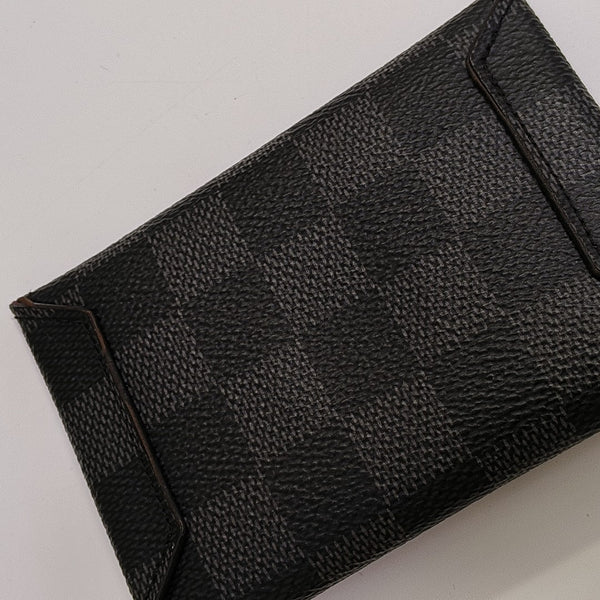 ALPHA Damier Graphite Coated Canvas Gray