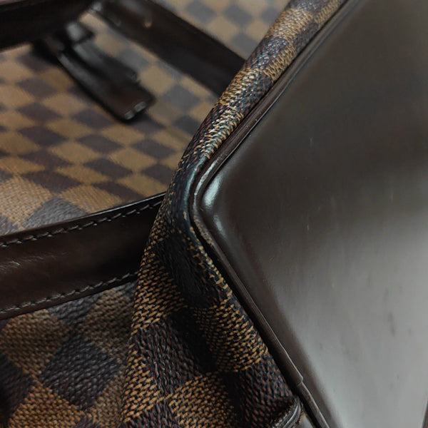 CHELSEA Damier Ebene Coated Canvas Brown