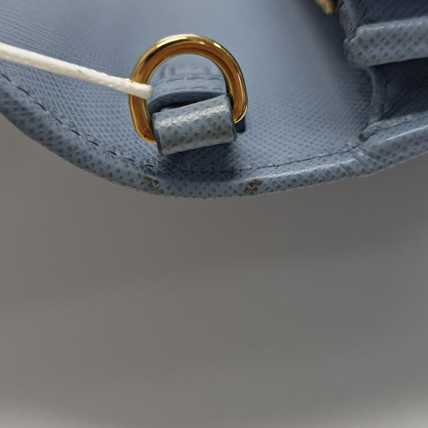 Calfskin Shoulder Bag Blue