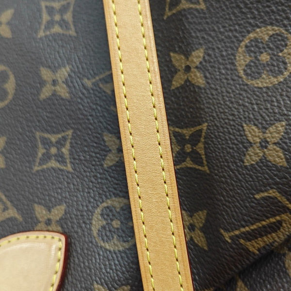 RIVOLI MM Monogram Coated Canvas Brown